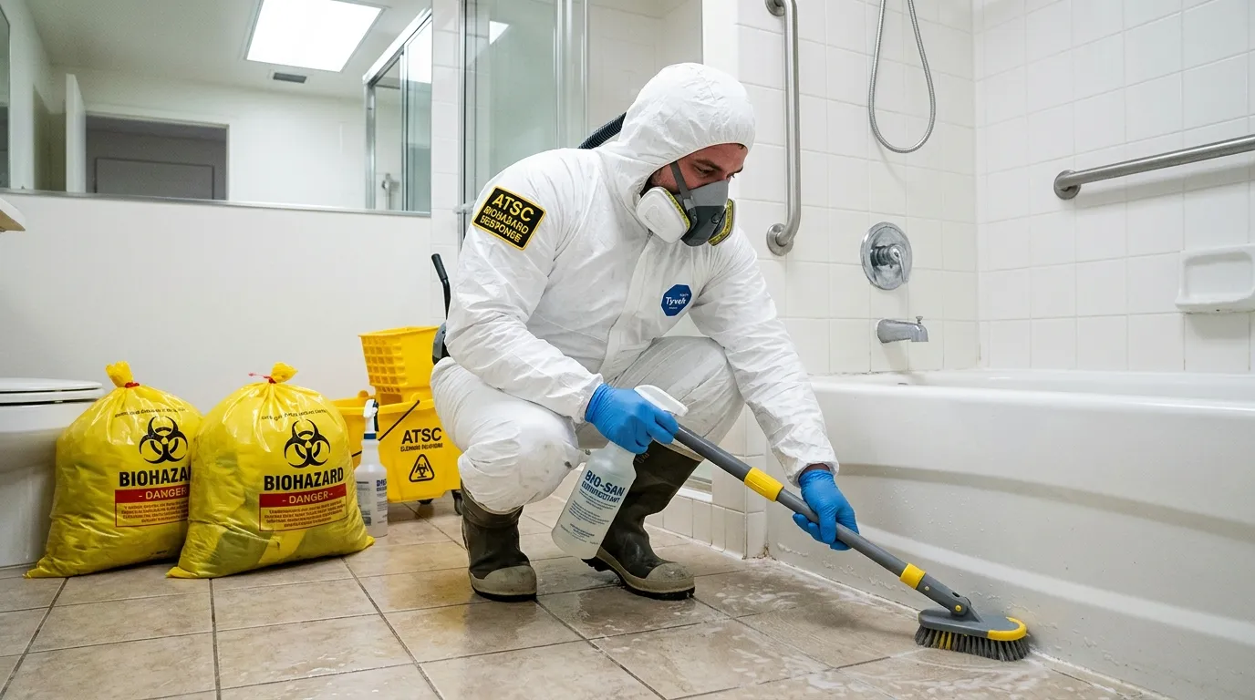 Decontamination equipment deployed for Blood Cleanup in Middlesex